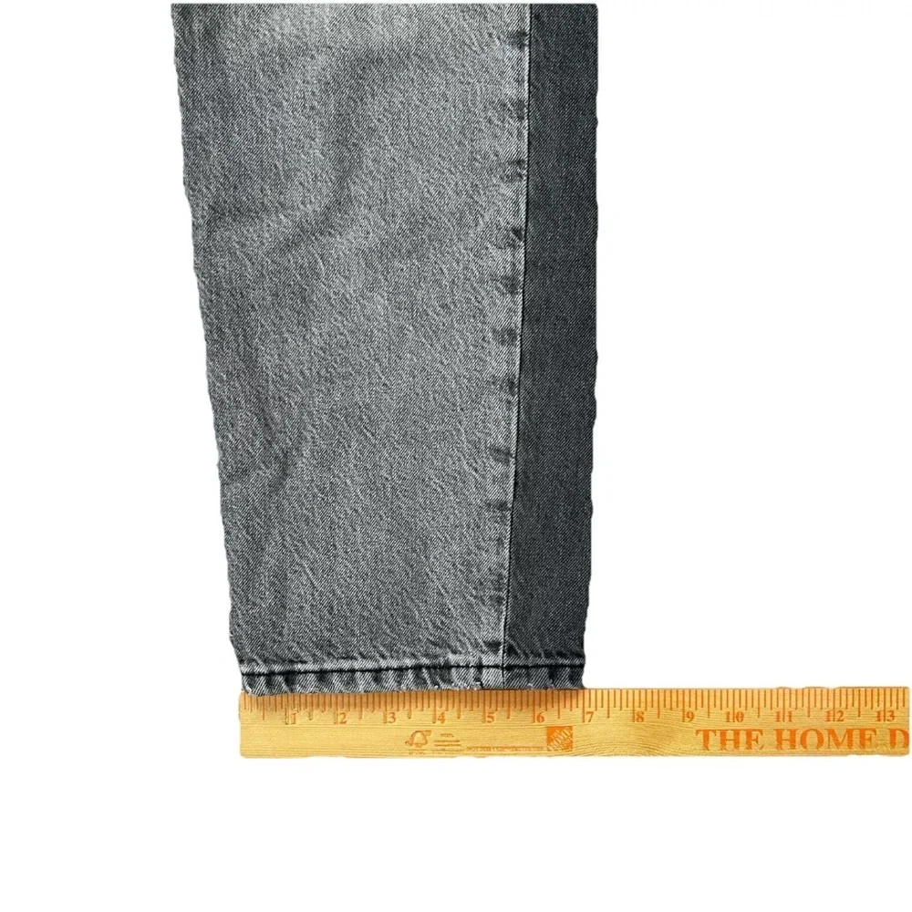 Good American Good Vintage Two Tone Jeans Womens Size 6/28 Gray Black Stone Wash - Picture 10 of 11